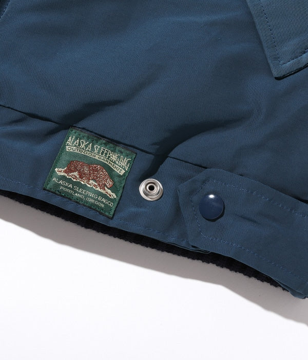 ALASKA SLEEPING BAG GOOSE DOWN, MADE IN USA “WINTER KING” JACKET