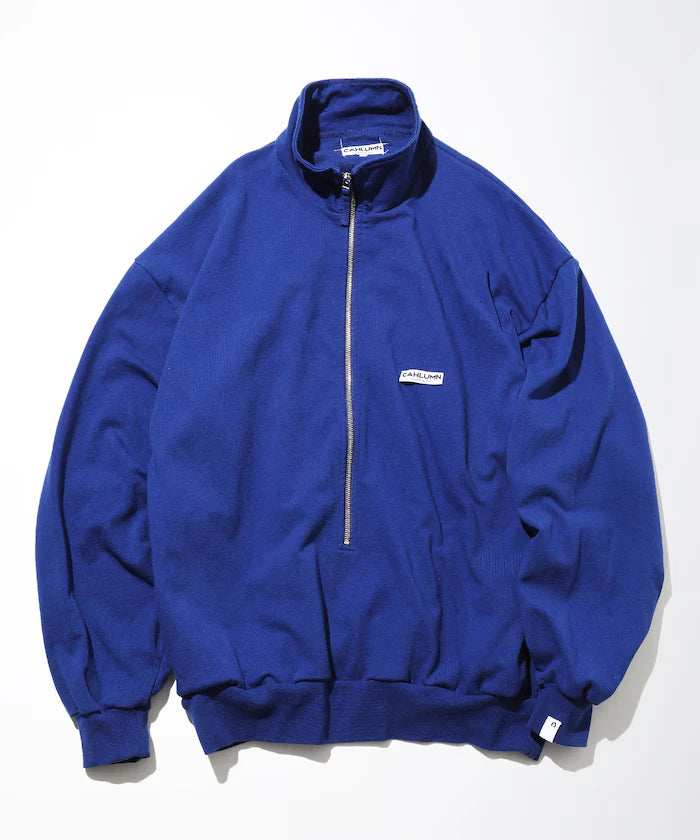 Heavy Weight Jersey Thermal Lined 3/4 Zip Cadet Collar Shirt