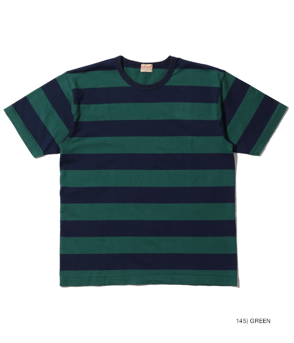 WHITESVILLE 30/2 BORDER T-SHIRT (SHORT SLEEVE)
