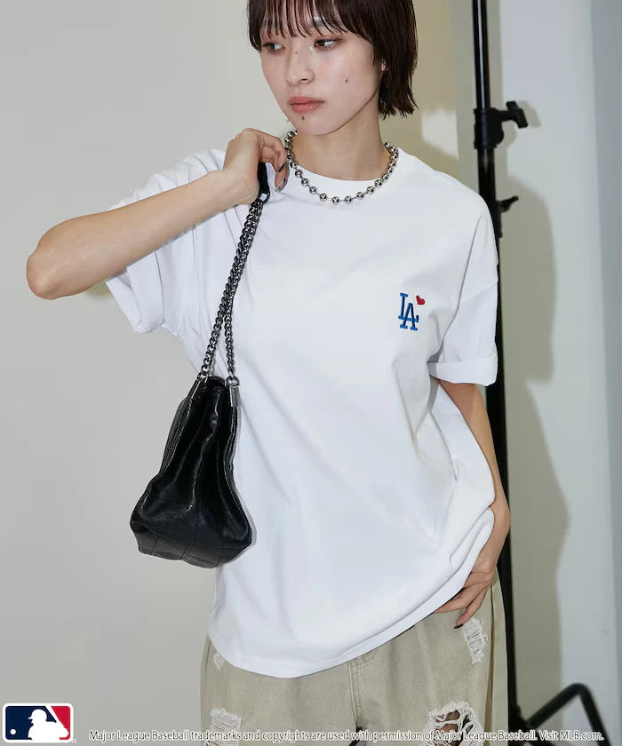 MLB Back Print Heart T-Shirt