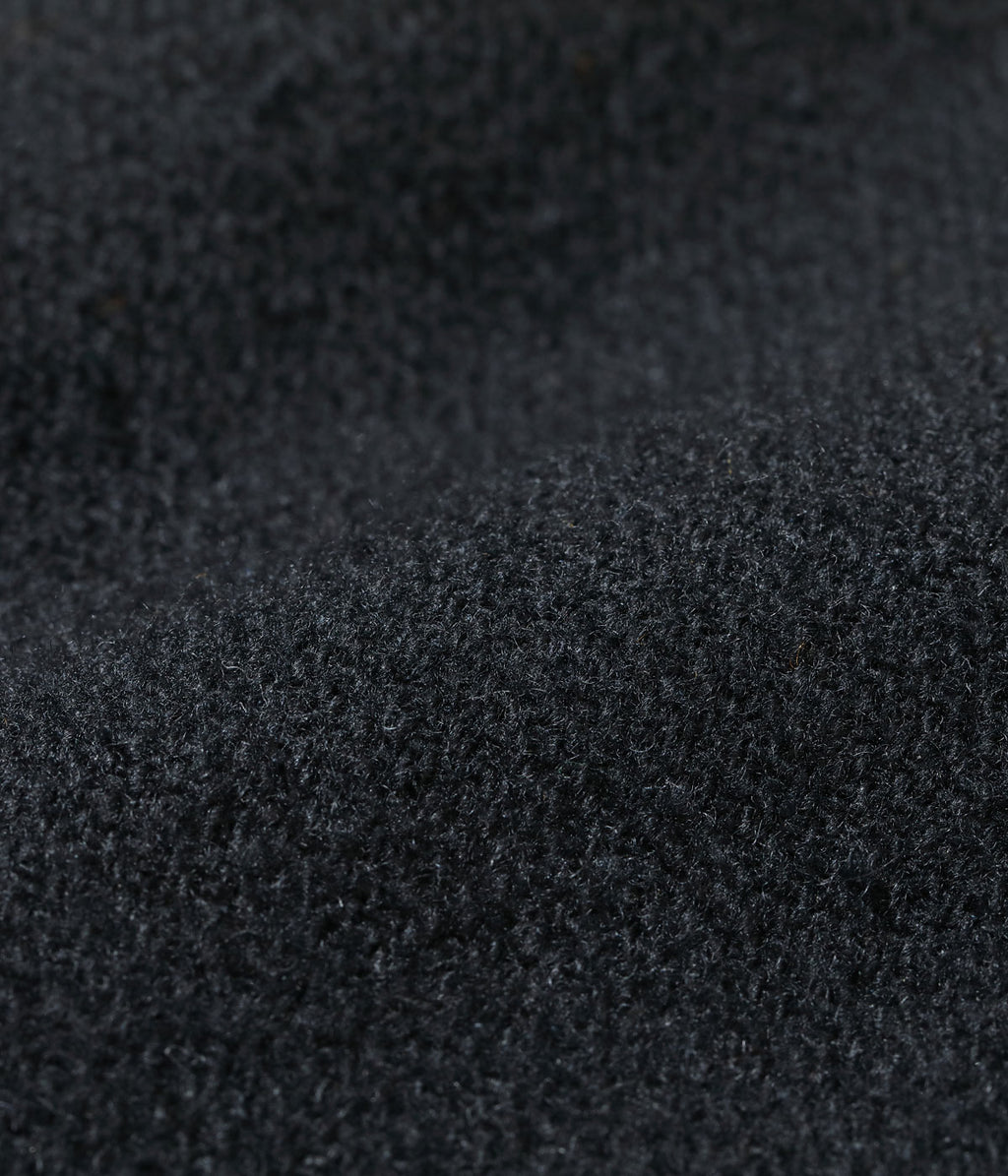 30oz. WOOL MELTON AWARD JACKET “BULLDOGS” (BLACK)