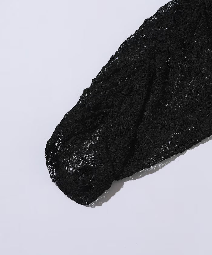 Many Button Lace Shirring Cardigan (Released on February 12 at 12:00)