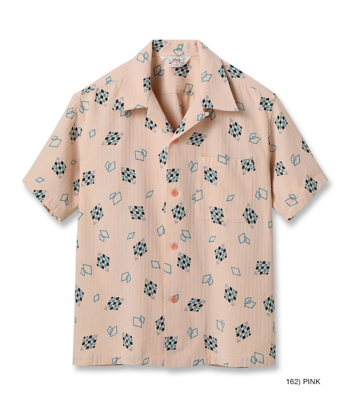 DOBBY COTTON OPEN SHIRT “DIAMOND”