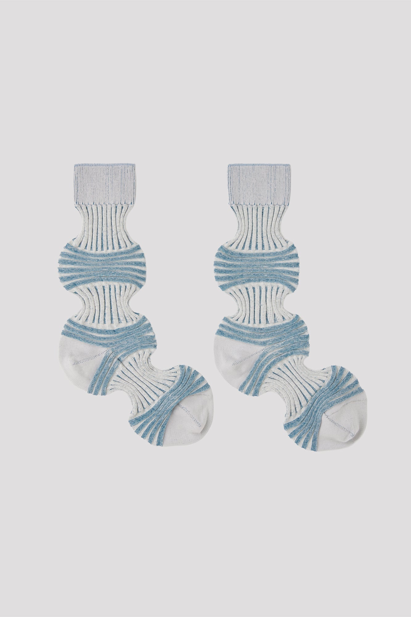 GARTER RIB SOCKS