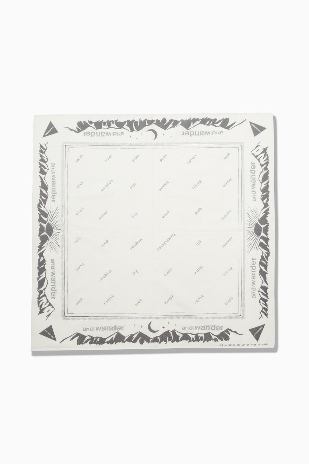 reflective words bandanna