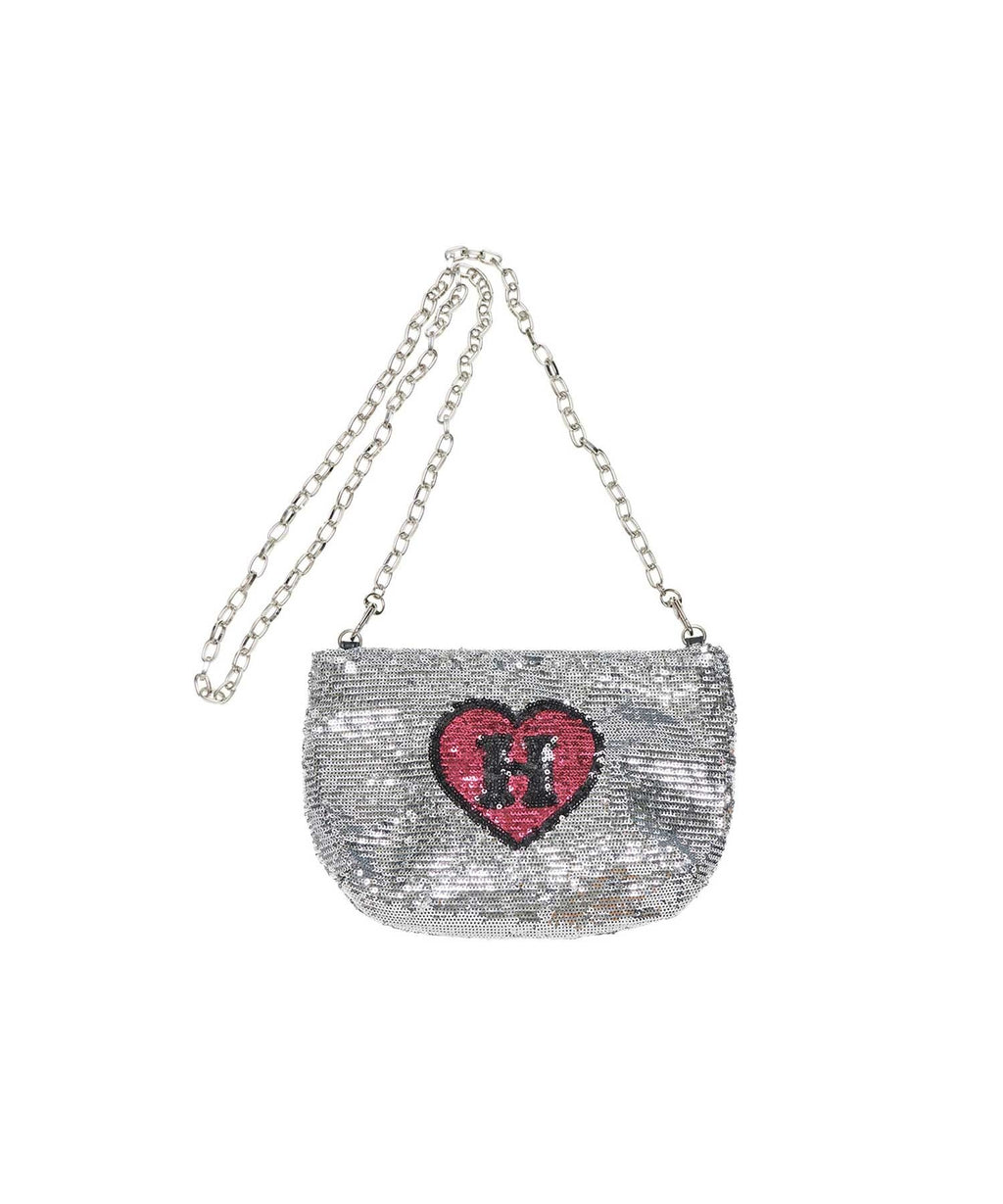 HYSTERIC LOVE GUN sequin shoulder bag