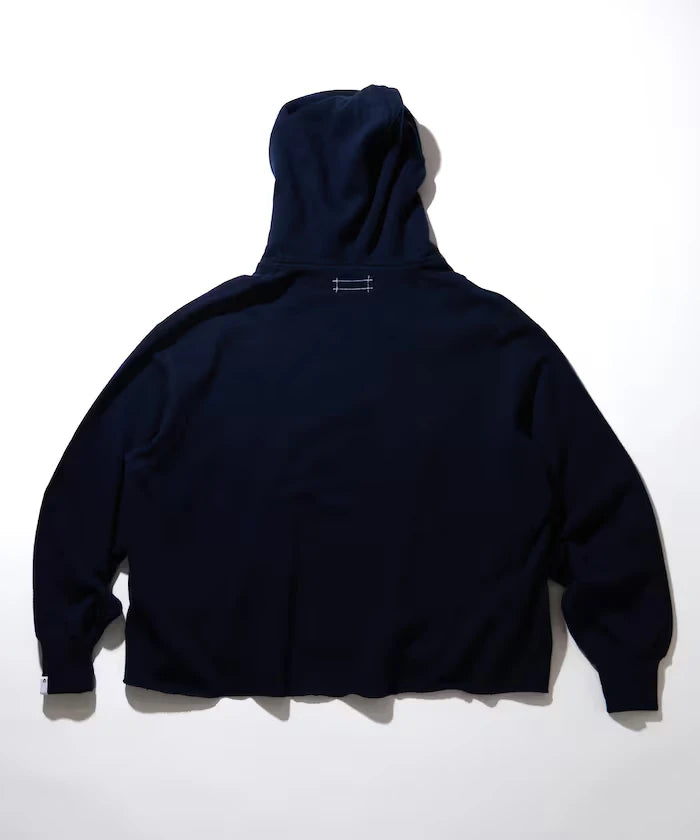 Wool Cotton Loop Back Sweat Hoodie