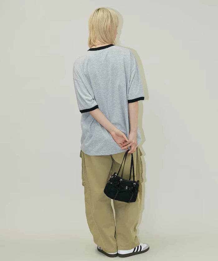<Functional Material>Mickey Mouse/Sketch Ringer T-Shirt Limited Edition