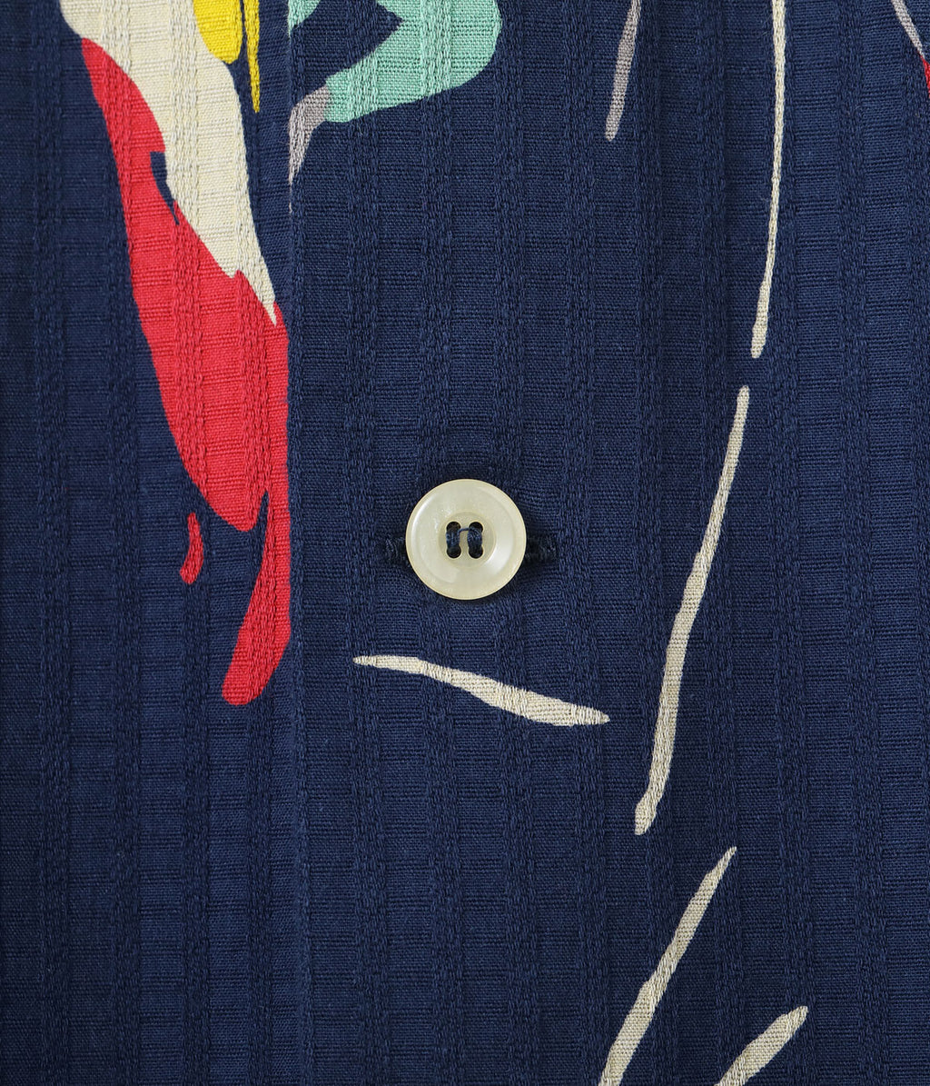 DOBBY COTTON OPEN SHIRT “SEA CRUISE”