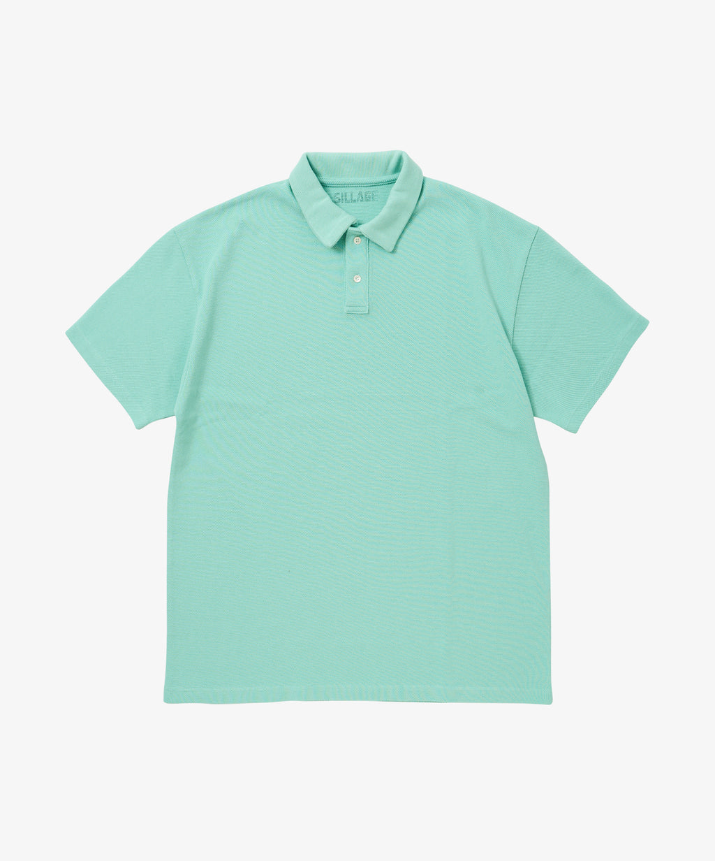 twisted pique polo mint