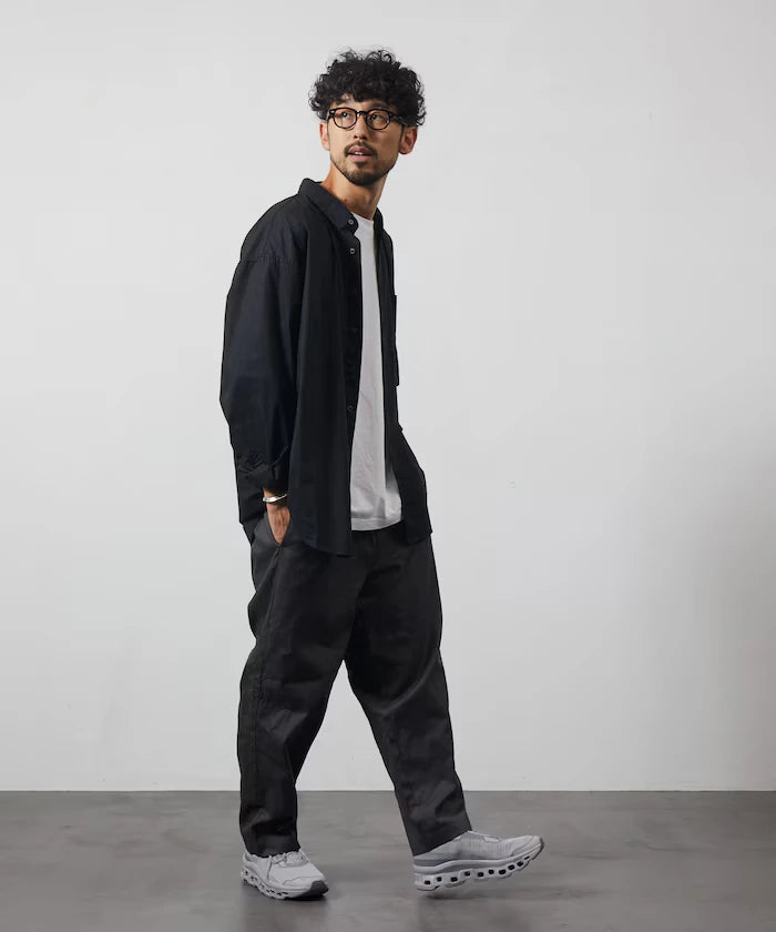 <New Color Added> Relaxed Fit Broad Shirt / Regular Collar / Long Sleeve