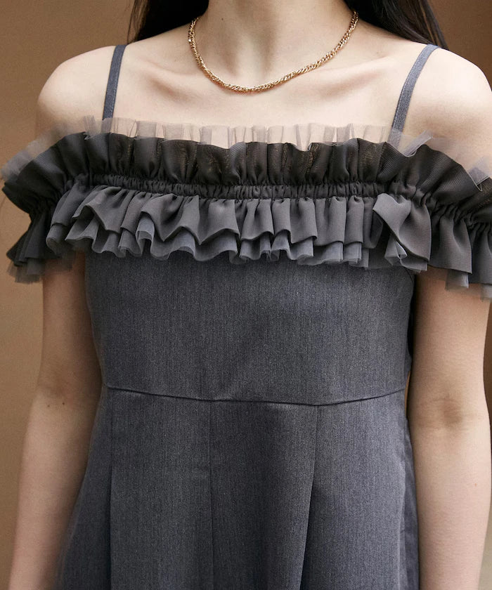 2WAY Tulle Shoulder Salopette Limited Edition