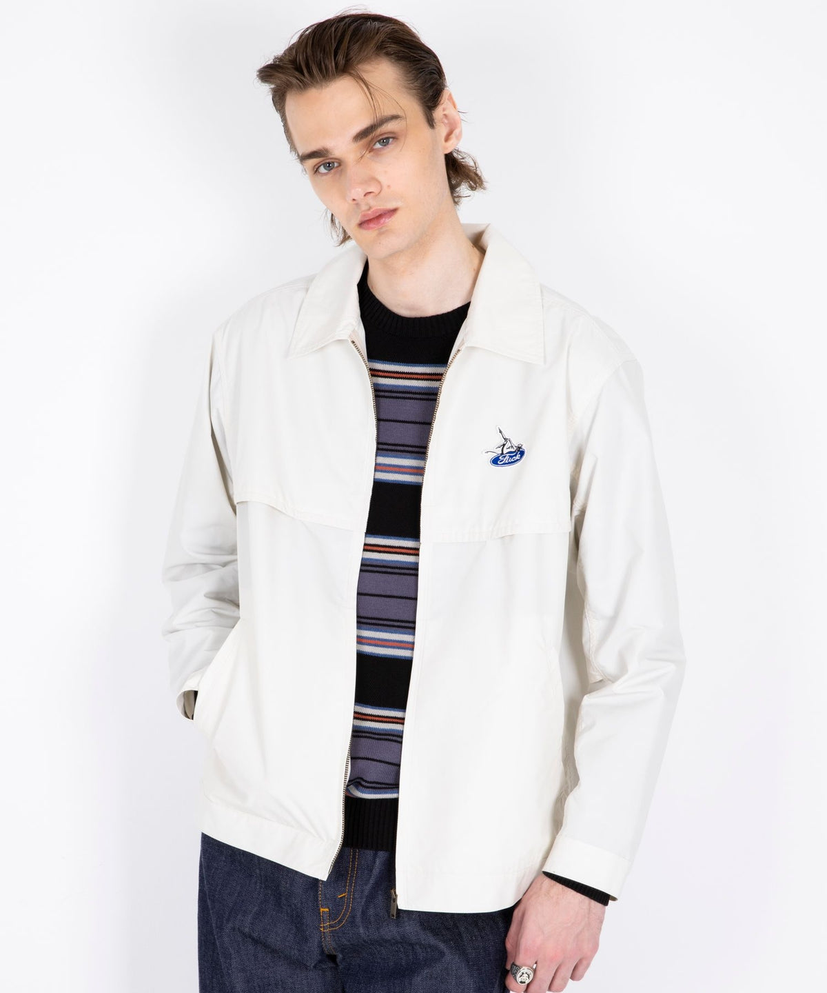 Evil Woman Scratch Work Shirt Jacket