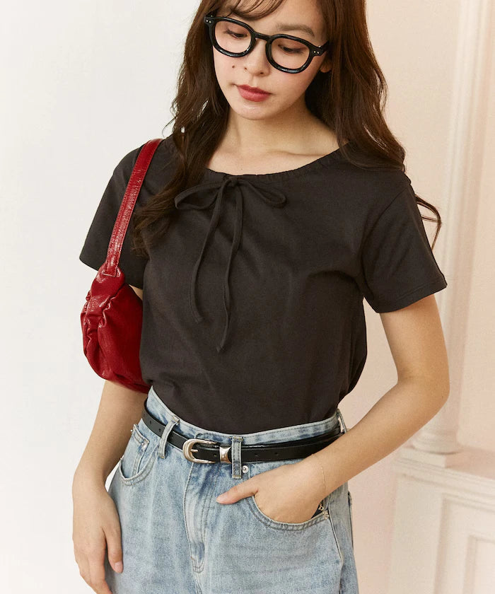 Drawstring Ribbon T-Shirt Limited Edition