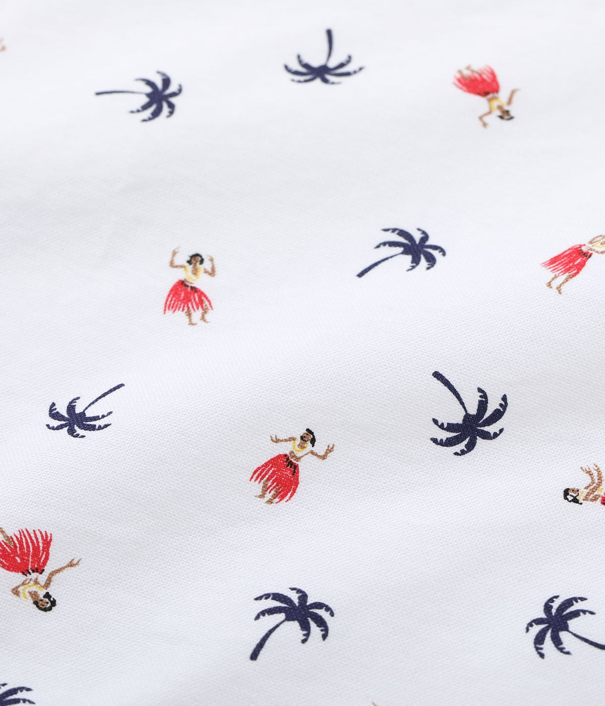 Cotton Oxford B.D. Shirt 'Hula Dancer'