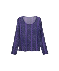 SNAKE LOOP Pattern T-Shirt