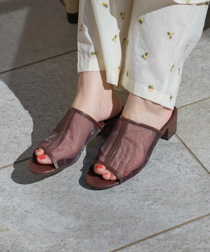 Sheer Mesh Sandal