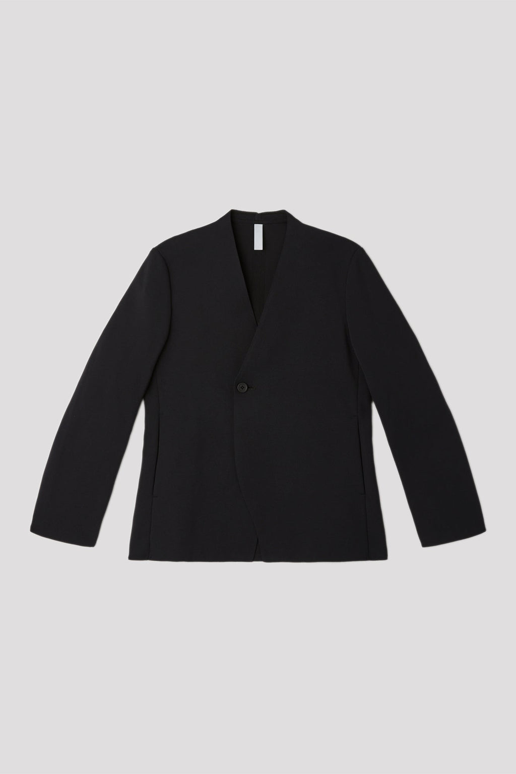 MILAN DOUBLE BREASTED COLLARLESS JACKET