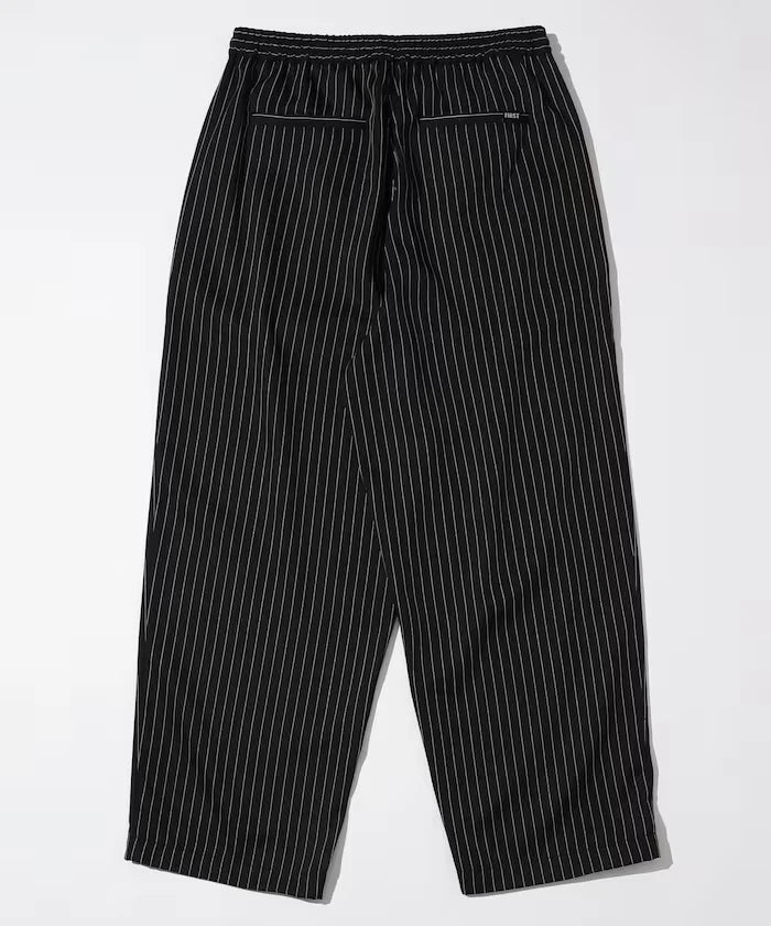 Spindle Stripe Easy Wide Pants / Compatible with Setup
