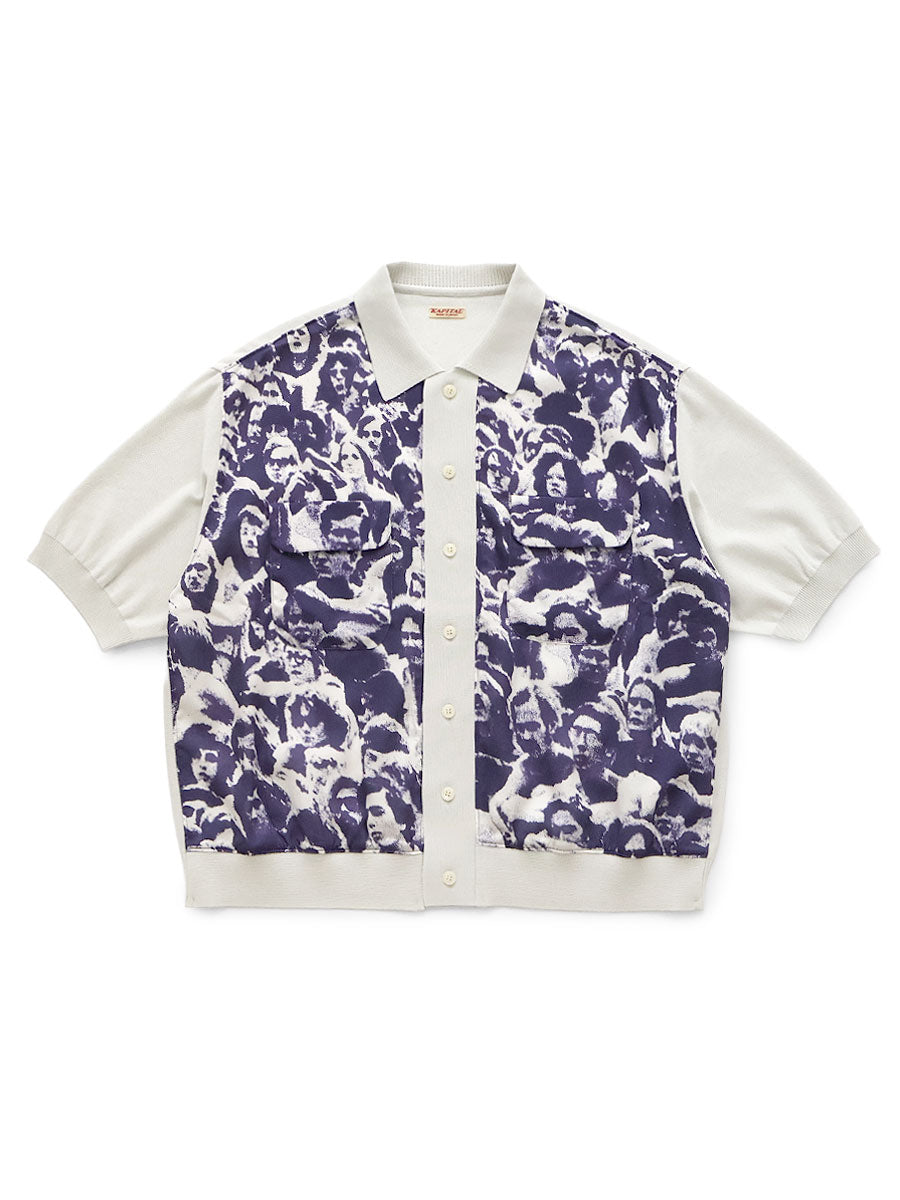Knit x Rayon Polo Shirt (Fest pt)