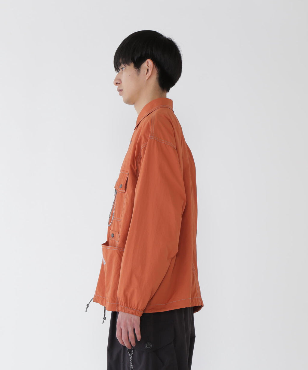 crinkled nylon shirts jacket