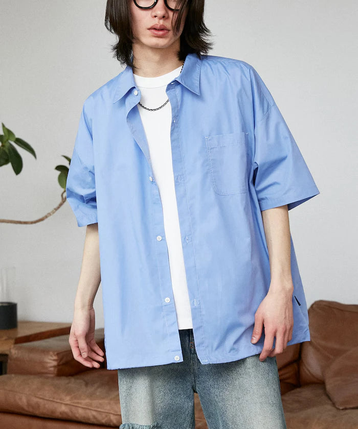 LOVE POP STUDIO Regular Color Half Sleeve Shirt Limited Edition