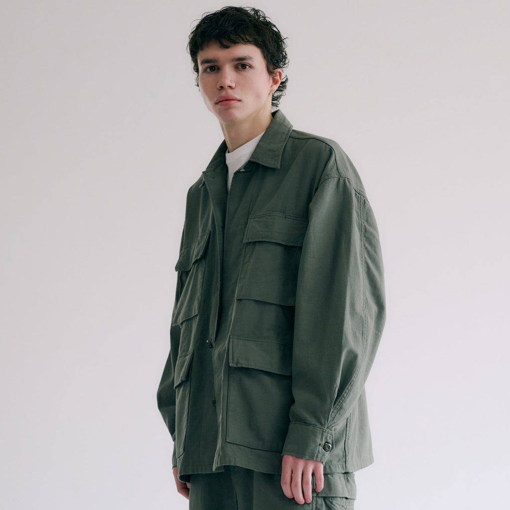 GL15365 / LIGHT BACKSATIN B.D.U JACKET