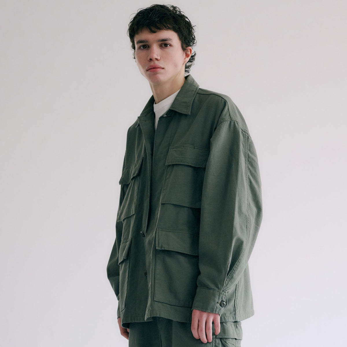 GL15365 / LIGHT BACKSATIN B.D.U JACKET