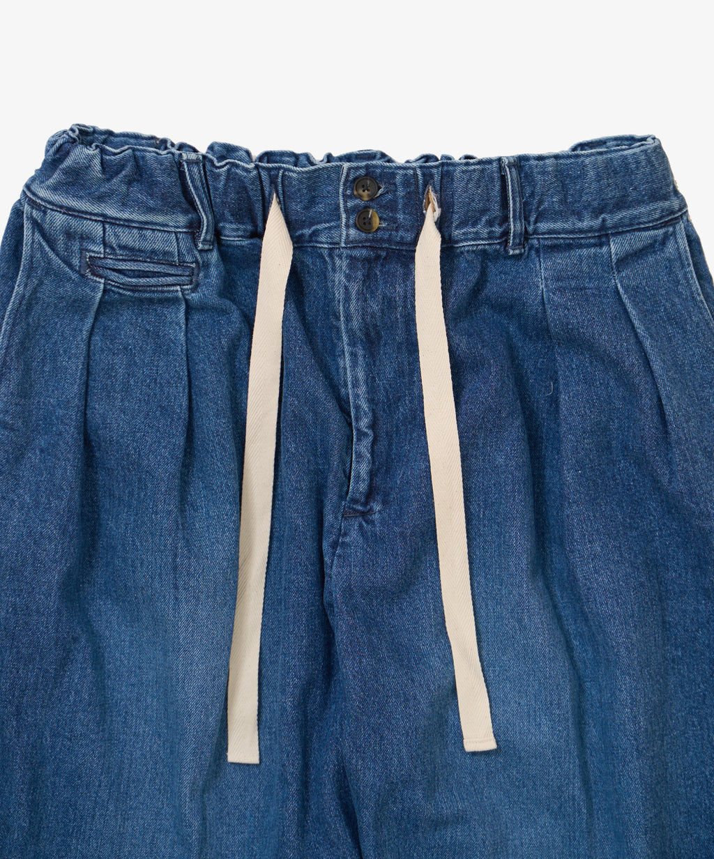 hakama pants denim damaged