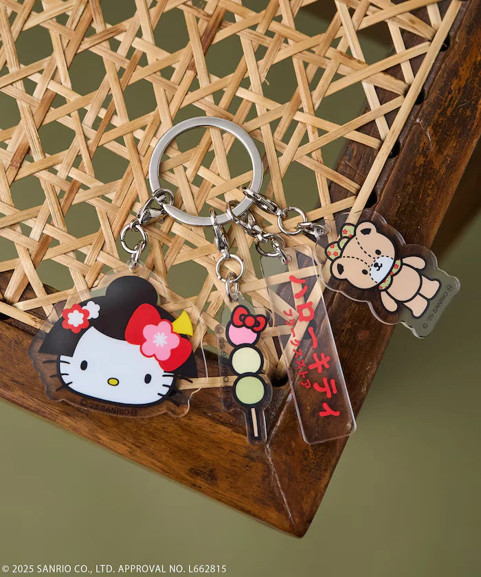 "HELLO KITTY" Kimono Acrylic Keychain