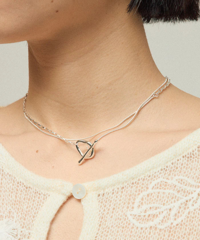 Double Chain Mantle Necklace