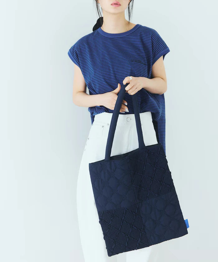 Flower Quilt Patchwork Tote Bag