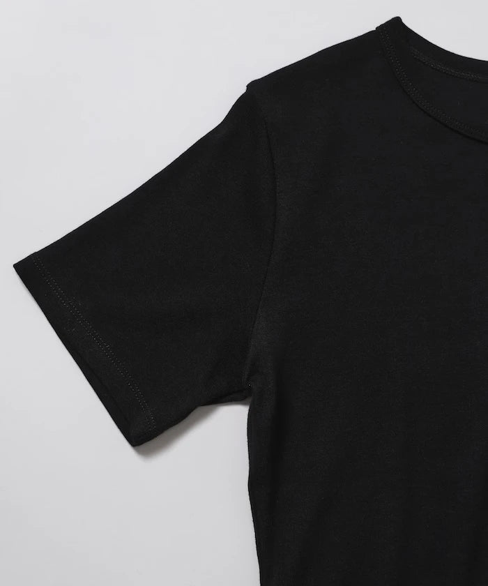 Many Button Cotton Modal Short Sleeve T-Shirt