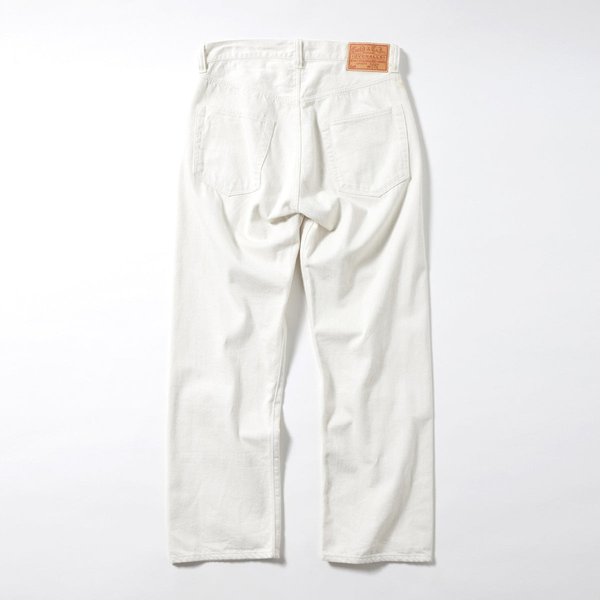 GL42473A / RECYCLED WASTE SUVIN COTTON YARN 11.5oz. DENIM 5POCKET STRAIGHT PANTS