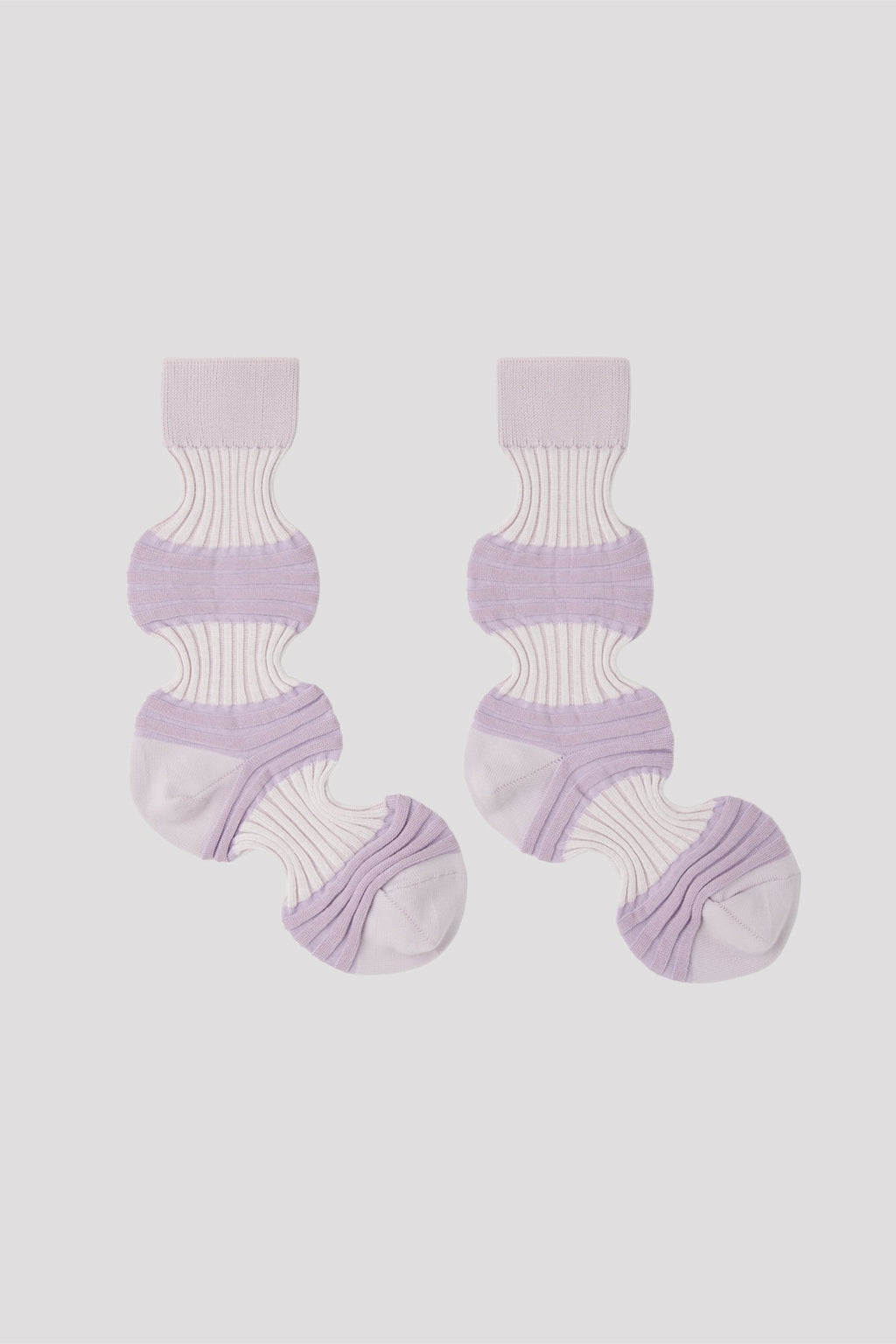 GARTER RIB SOCKS