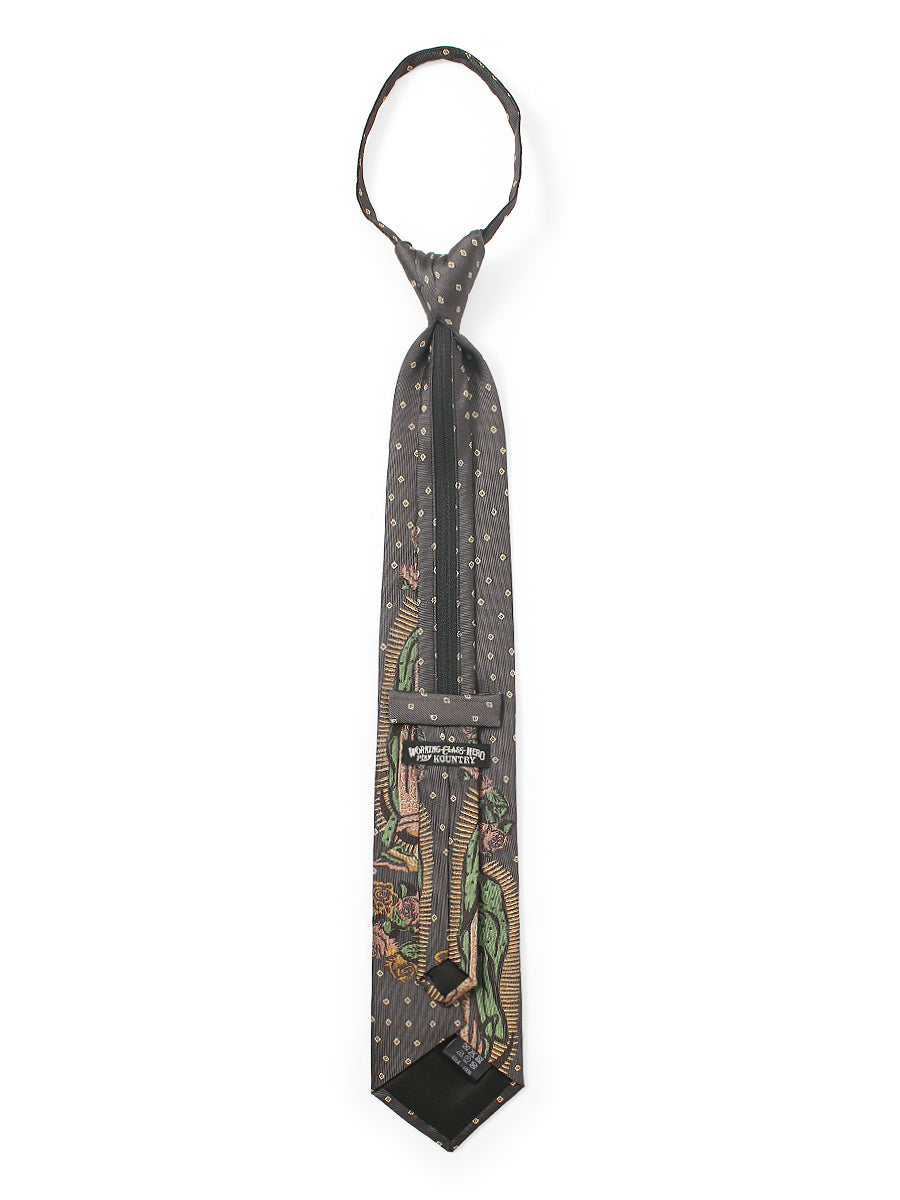Silk Twill Maria ZIP Tie