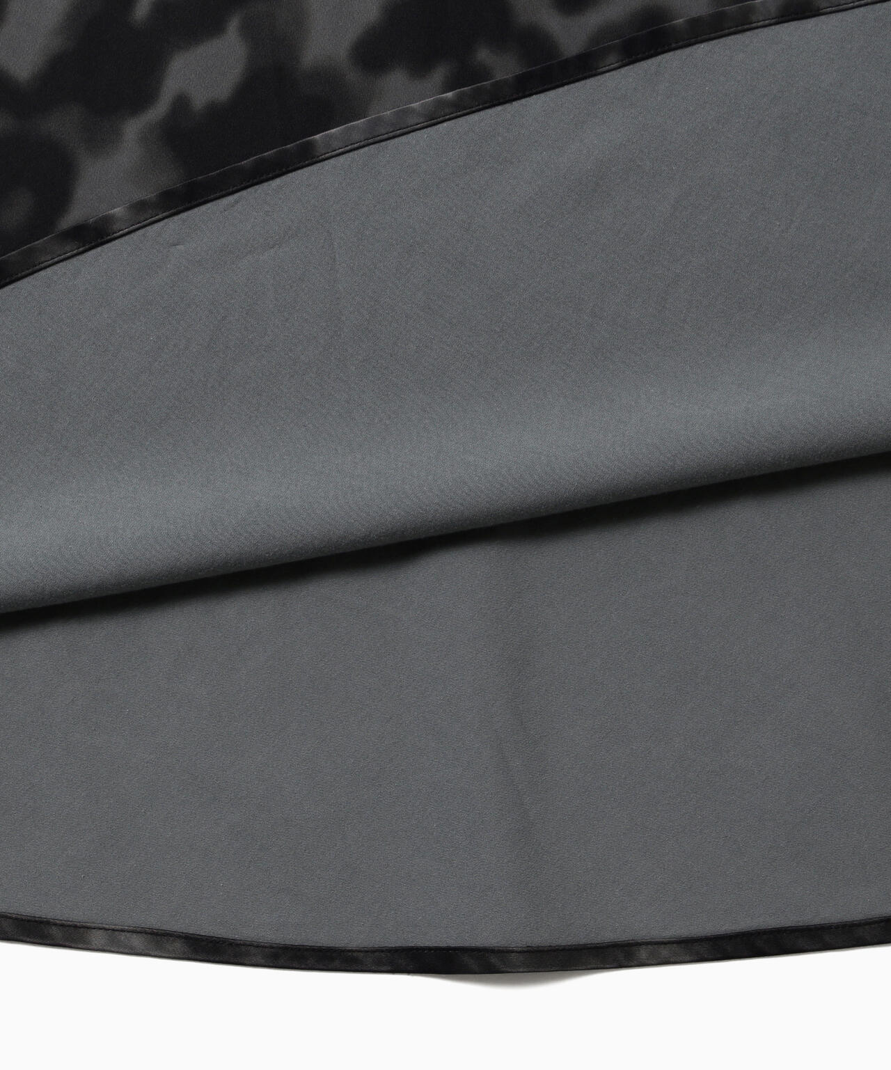 printed satin skirt (W)