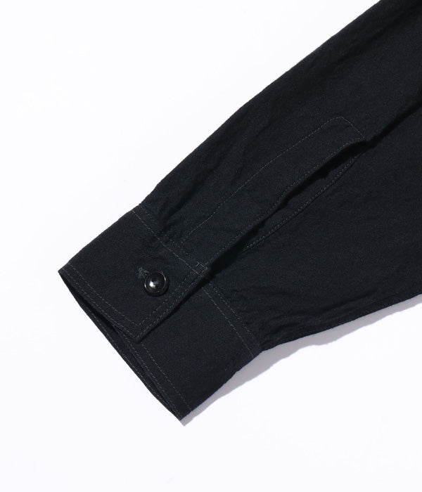 WILLIAM GIBSON COLLECTION BLACK CHAMBRAY WORK SHIRTS