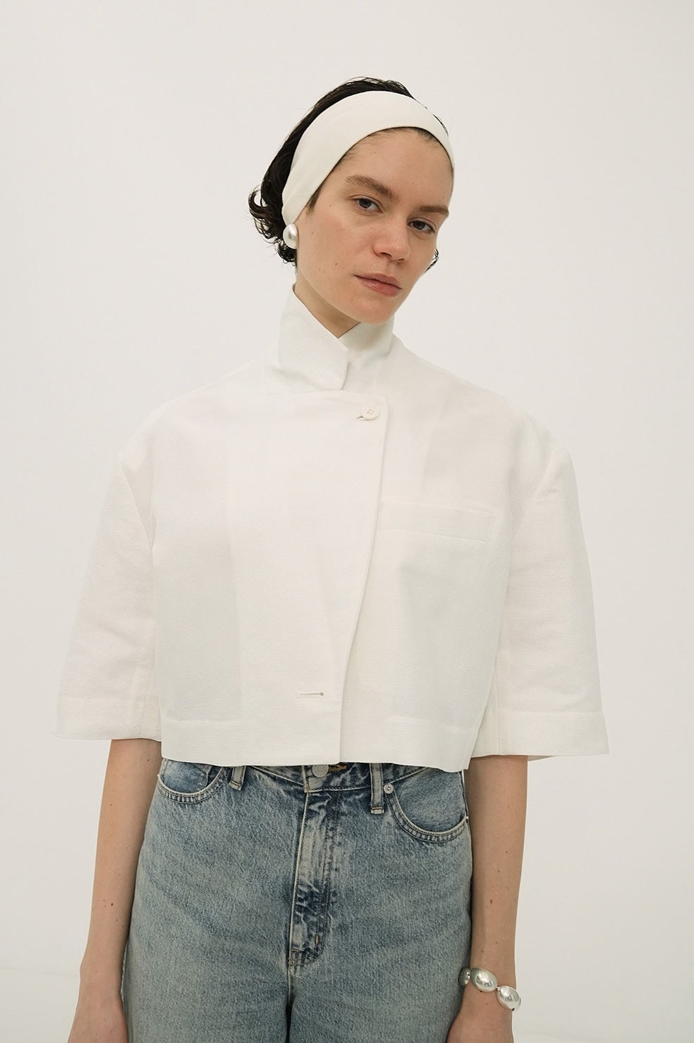 DAD CROPPED TAILORED JACKET