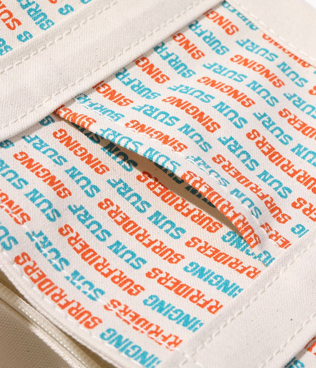COTTON CANVAS TOTE BAG “SUNSURF LOGO” (SMALL)
