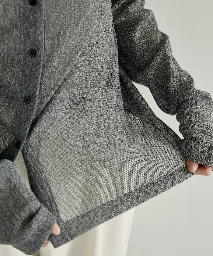 Mesh Shirt Cardigan Limited Edition