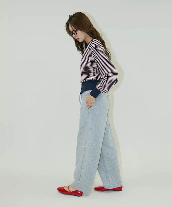 Brushed Back Sweat Curve Pants Limited Edition