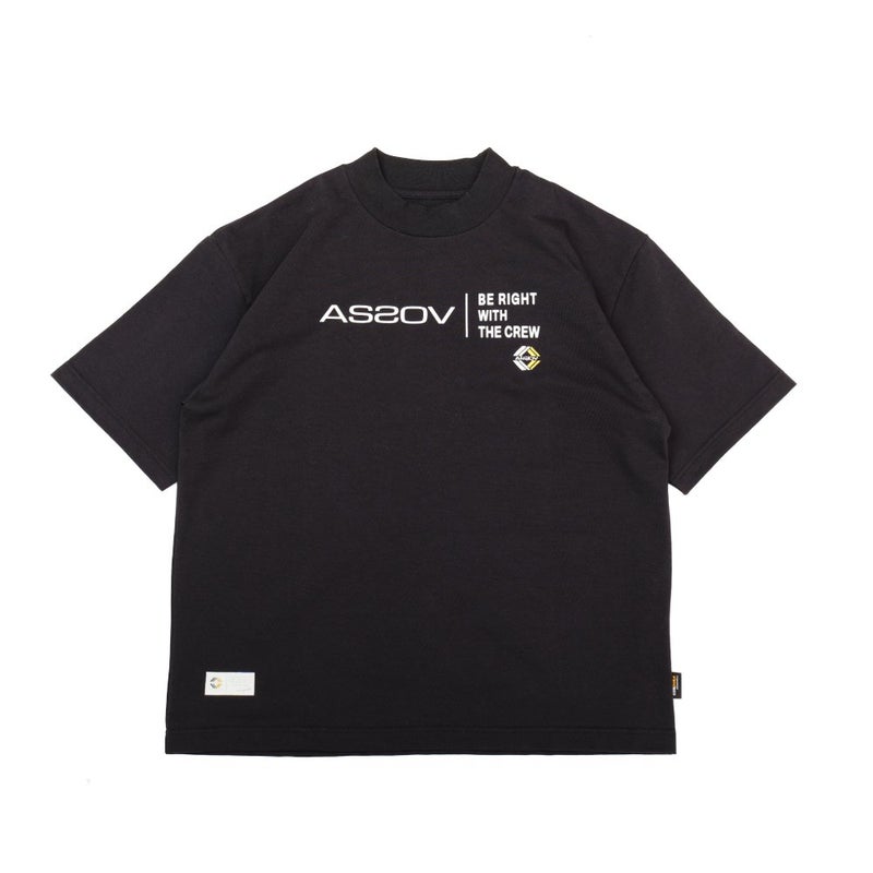 CORDURA MOCK NECK GOLF SERIES/ BLACK