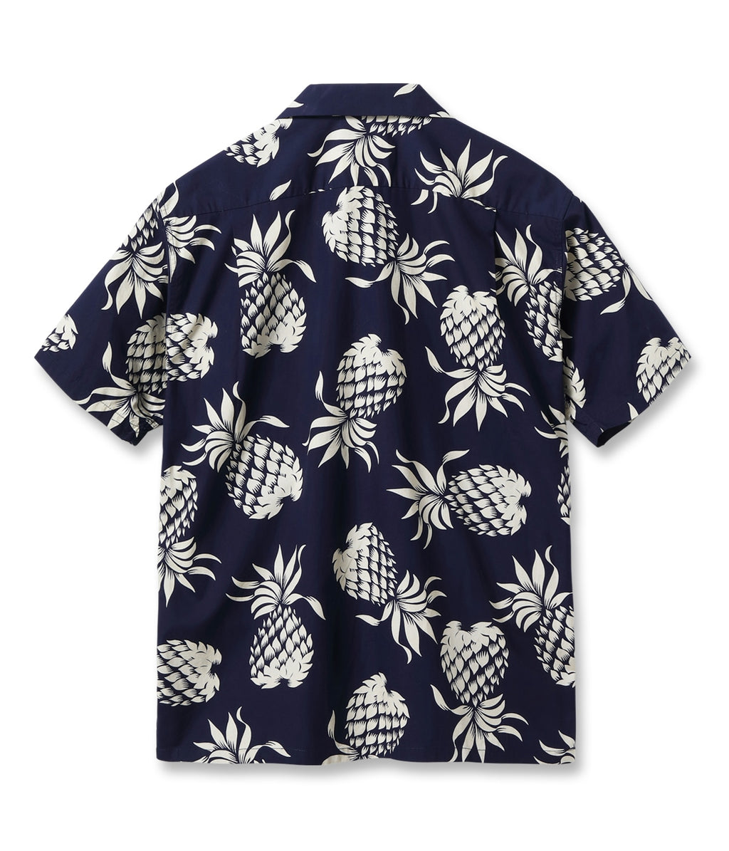 Duke Kahanamoku Cotton Hawaiian Shirt "Duke's Pineapple"