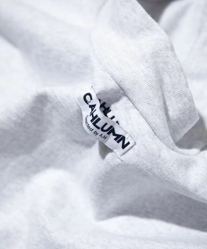 Heavy weight Jersey Mock Neck L/S Print Tee