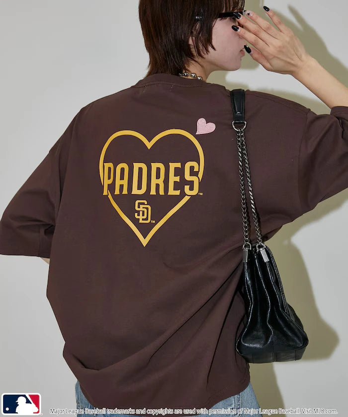 MLB Back Print Heart T-Shirt