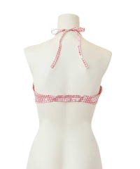 HG Racing Gingham Check Bra Top
