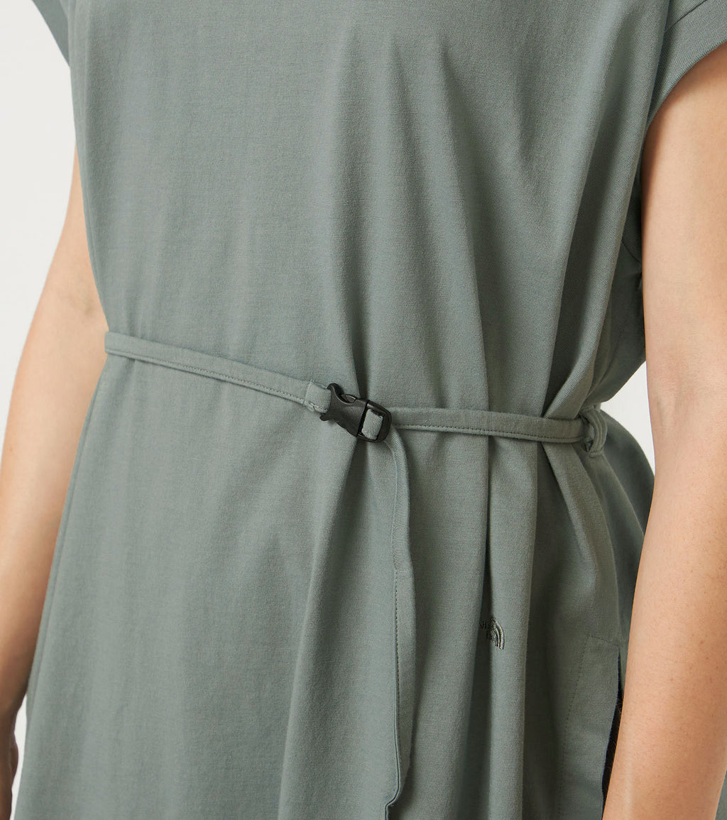 Garment Dyed Field Belted Dress