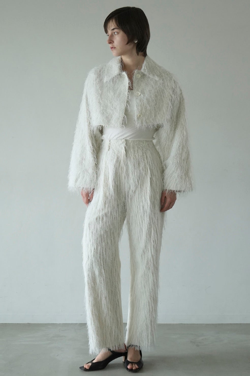 FRINGE SHORT JACKET