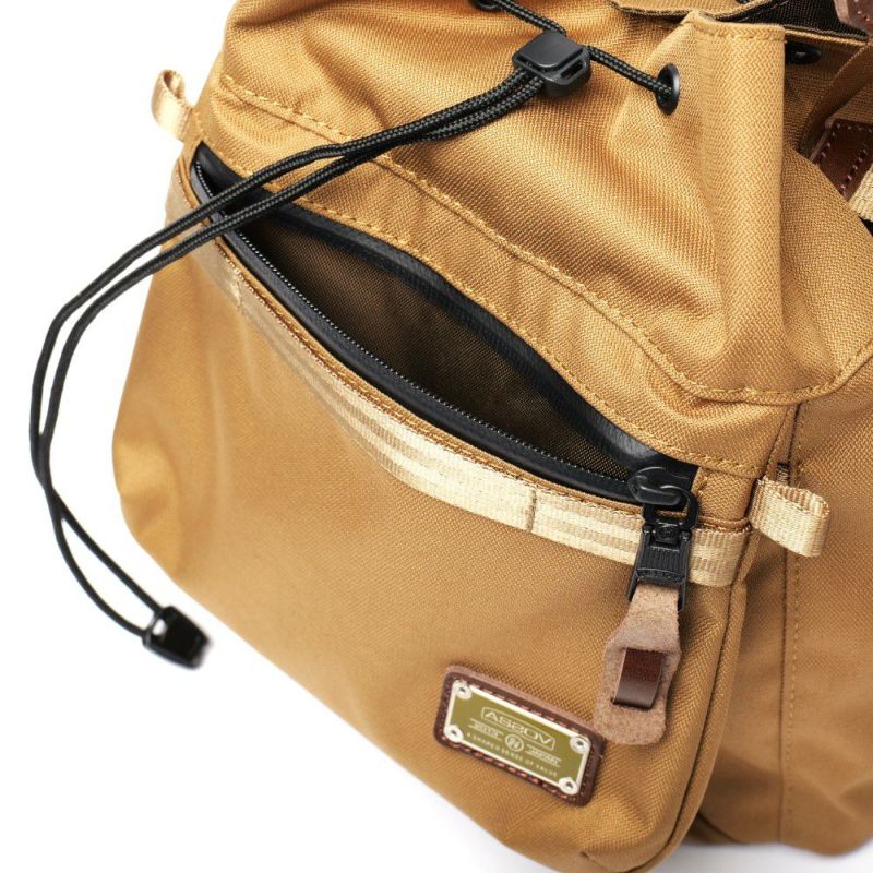 CORDURA DOBBY 305D DRAWSTRING SHOULDER / KHAKI